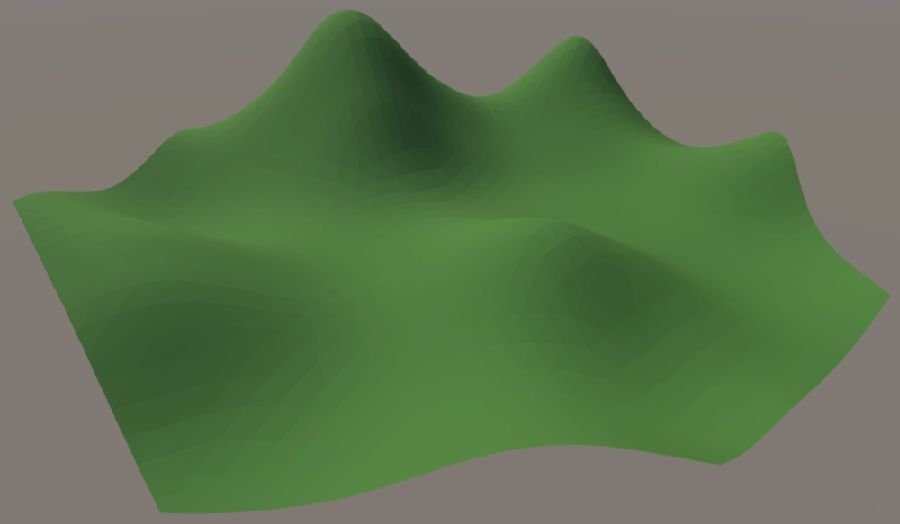 Terrain before slicing